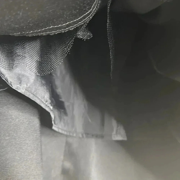 H&M Conscious Collection Black With Pink Trim Satin Skirt - Picture 6 of 9